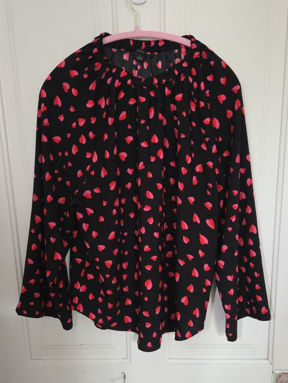 Ann Taylor Hearts Blouse